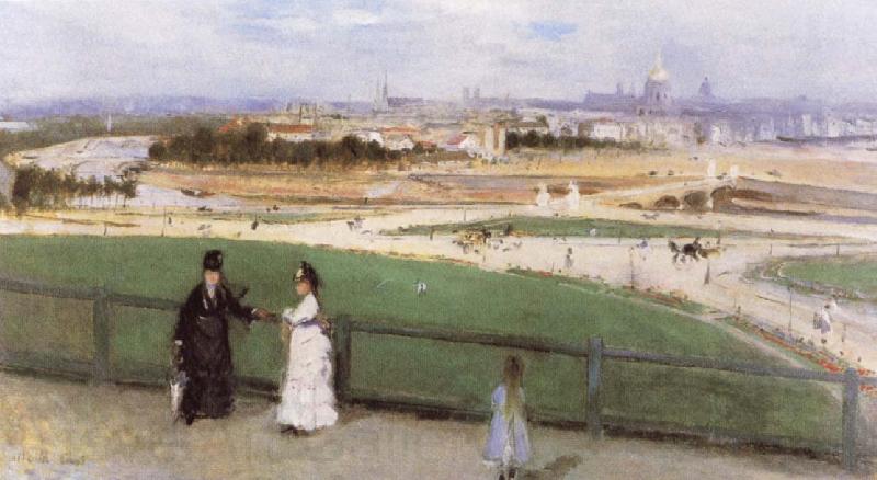 Berthe Morisot View of Paris from the Trocadero France oil painting art